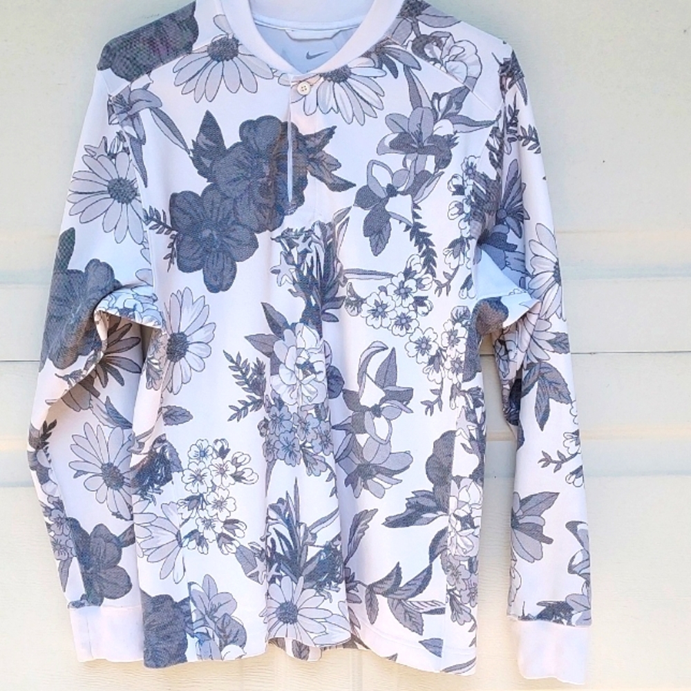 Nike floral long sleeve top